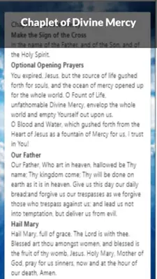 Catholic Prayers android App screenshot 1