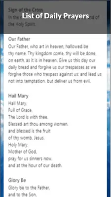 Catholic Prayers android App screenshot 3